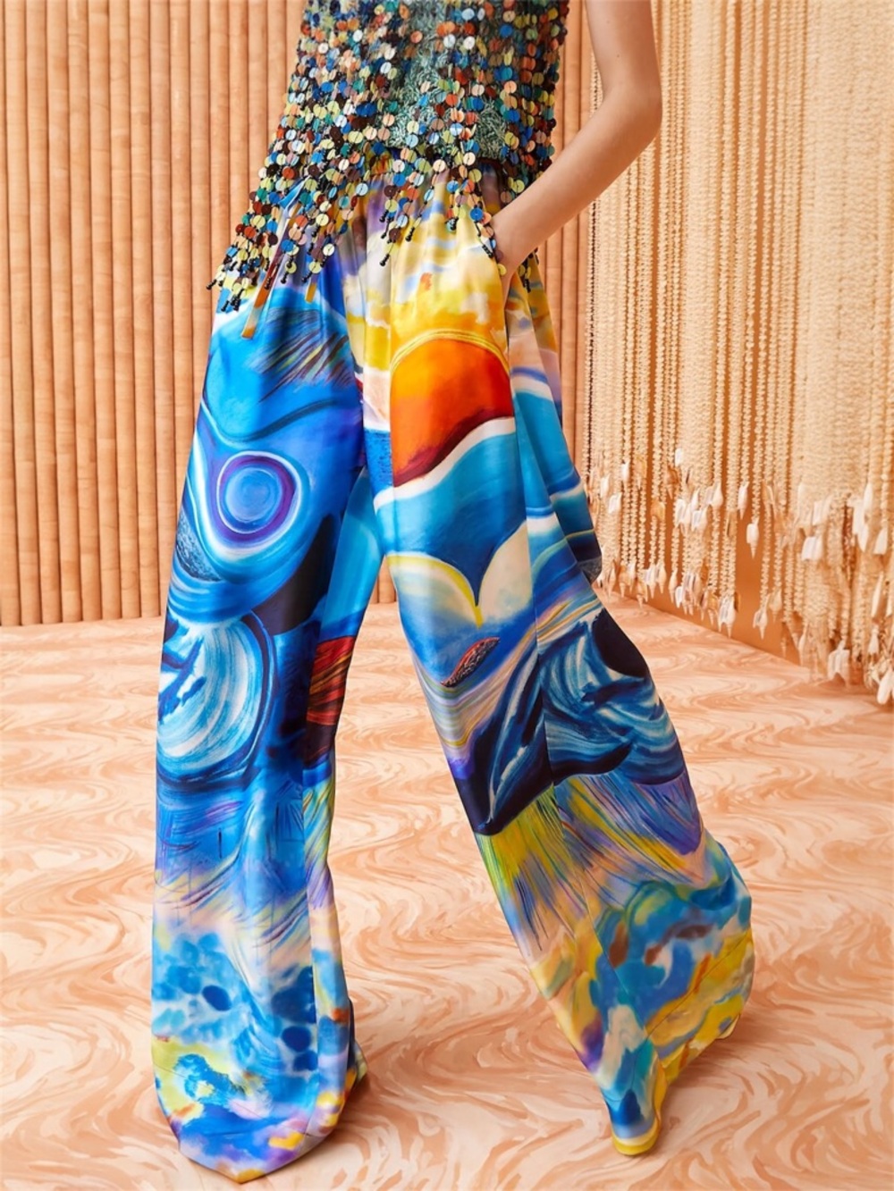 Ulla Johnson Sawyer Pant Tuck Silk Wide Leg XXS NWT $650
